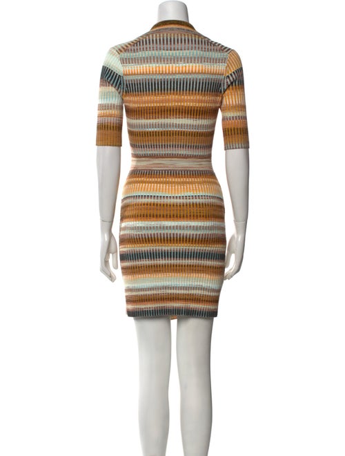 Simkhai Striped Mini Dress