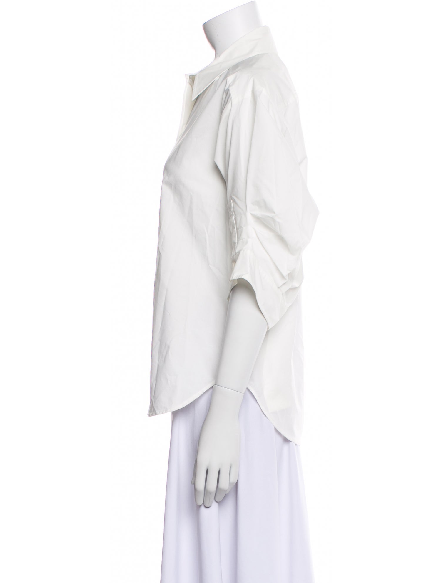 Simkhai Three-Quarter Sleeve Button-Up Top w/ Tags