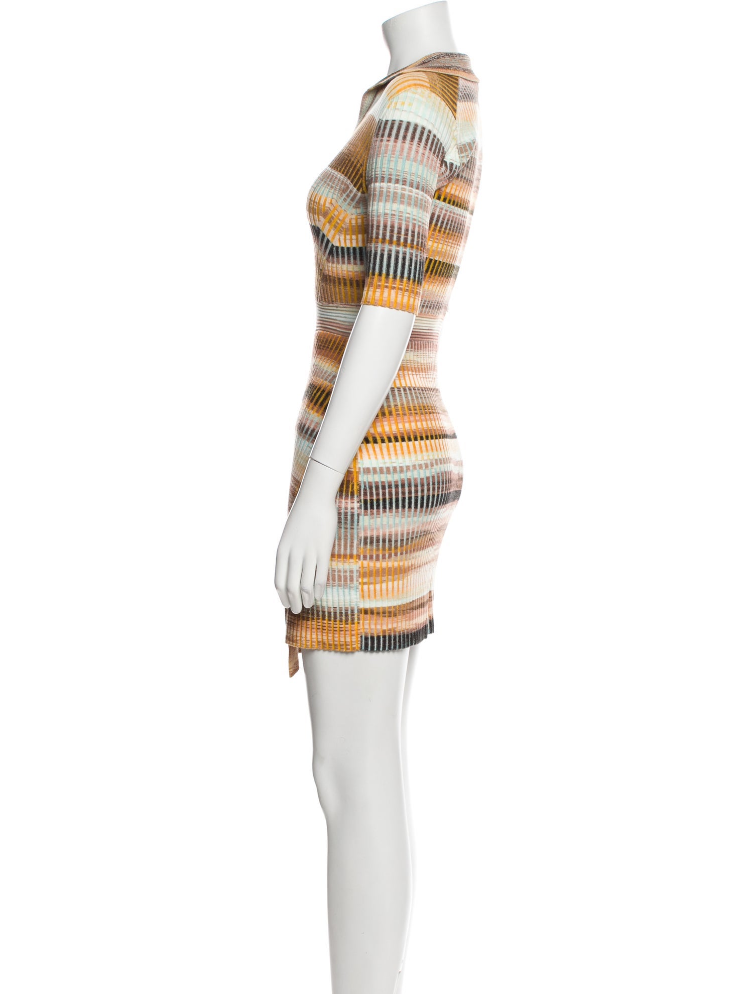 Simkhai Striped Mini Dress