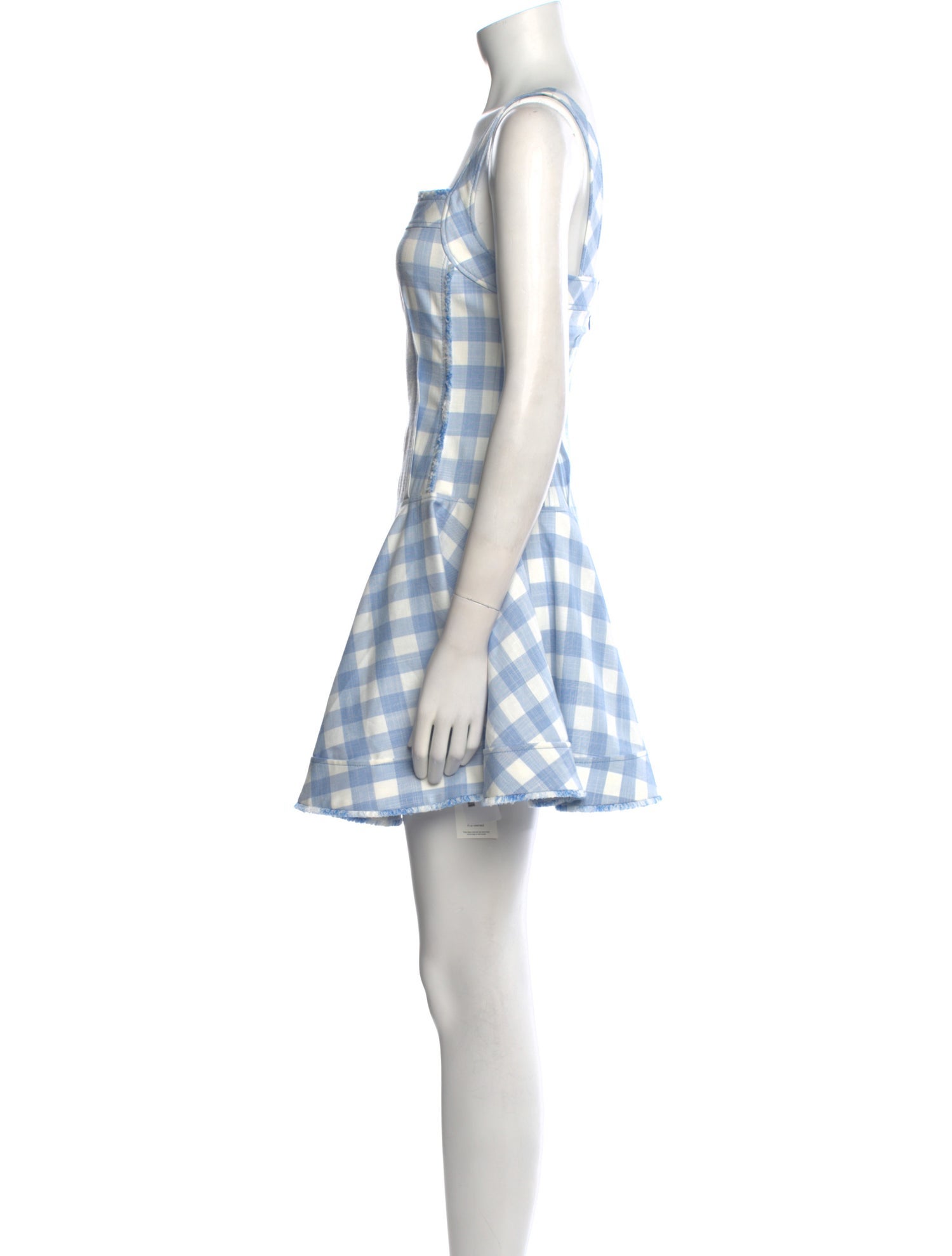 Simkhai Plaid Print Mini Dress