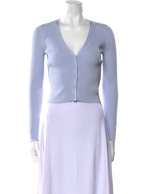 Simkhai V-Neck Long Sleeve Crop Top