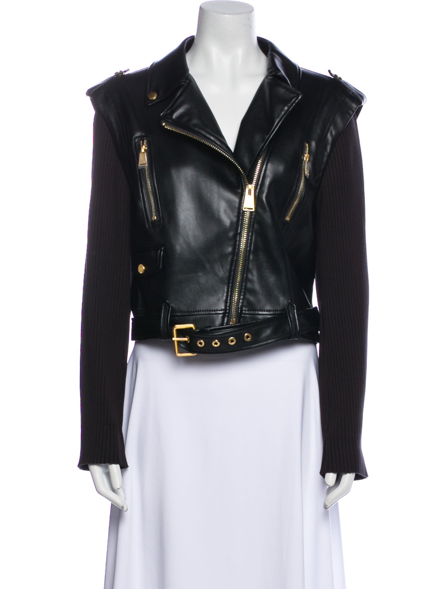 Simkhai Faux Leather Biker Jacket
