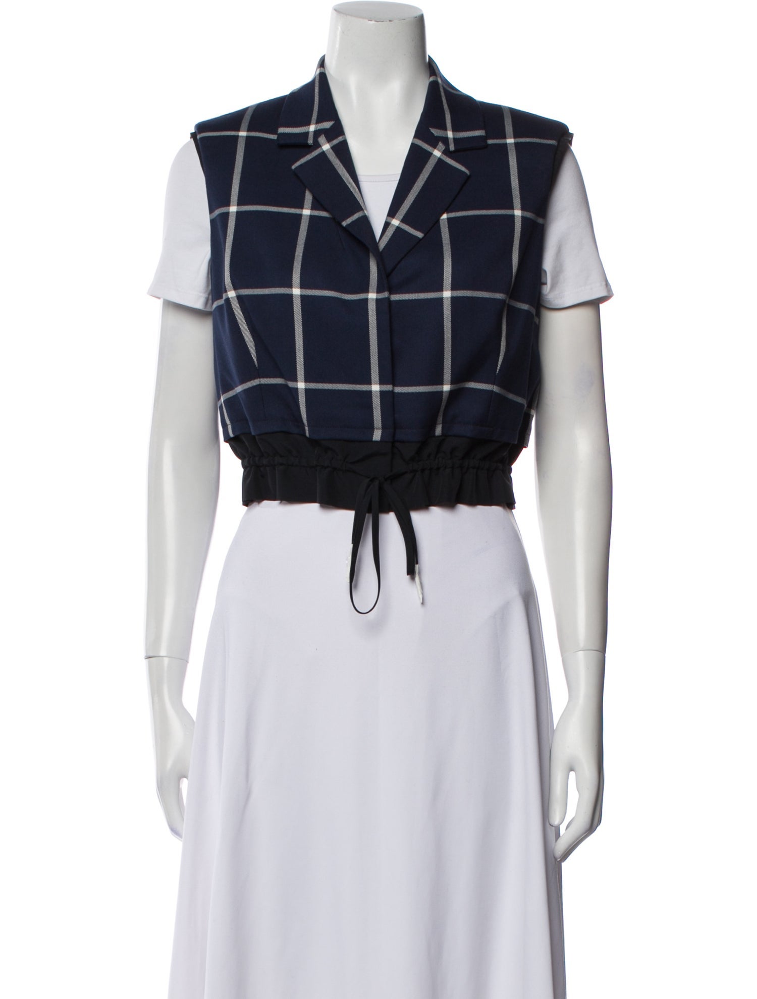 Simkhai Plaid Print Vest w/ Tags