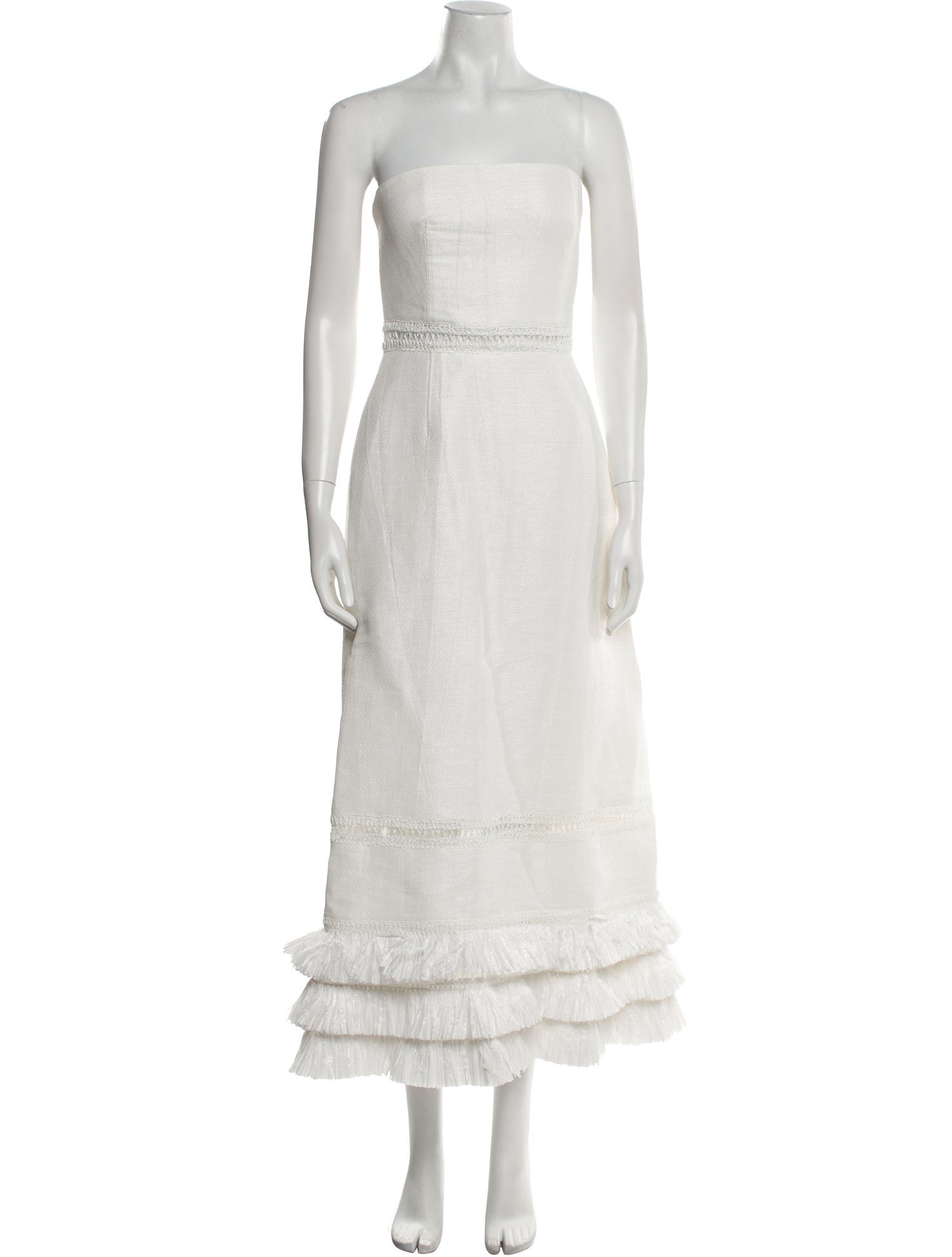 Simkhai Strapless Midi Length Dress