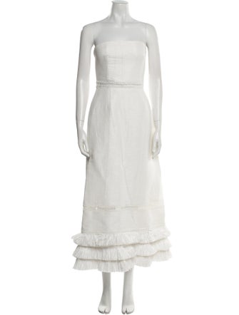 Simkhai Strapless Midi Length Dress