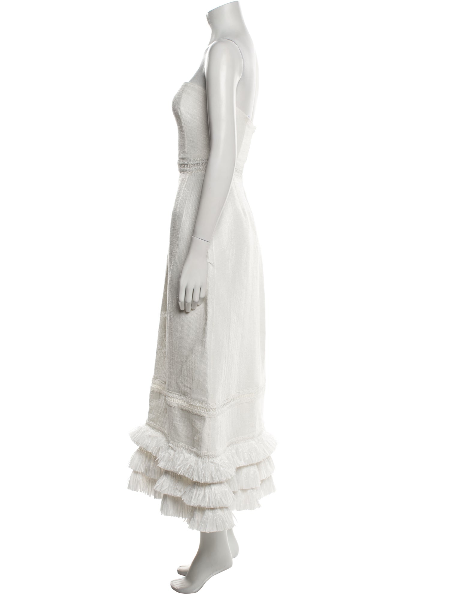 Simkhai Strapless Midi Length Dress