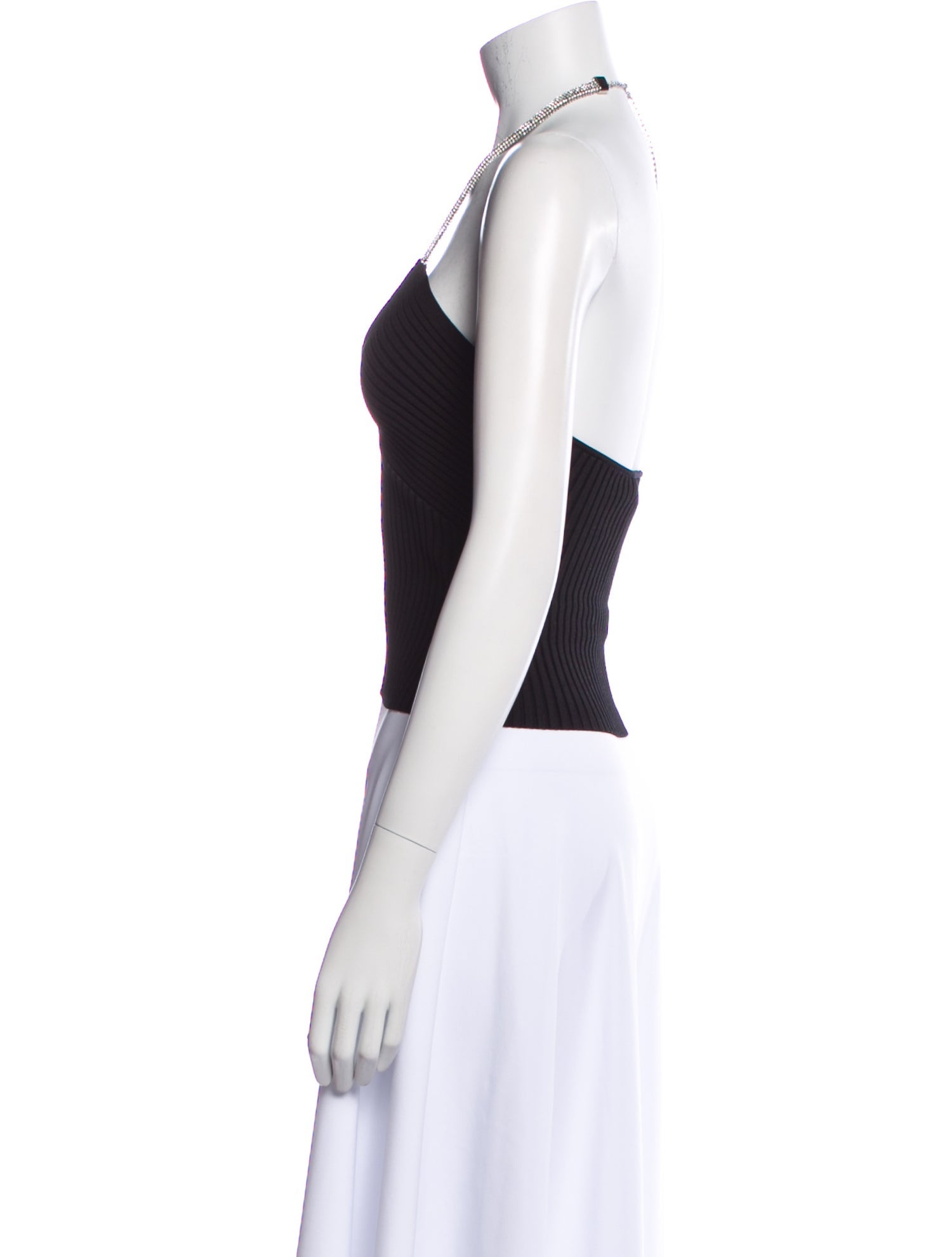 Simkhai V-Neck Sleeveless Crop Top