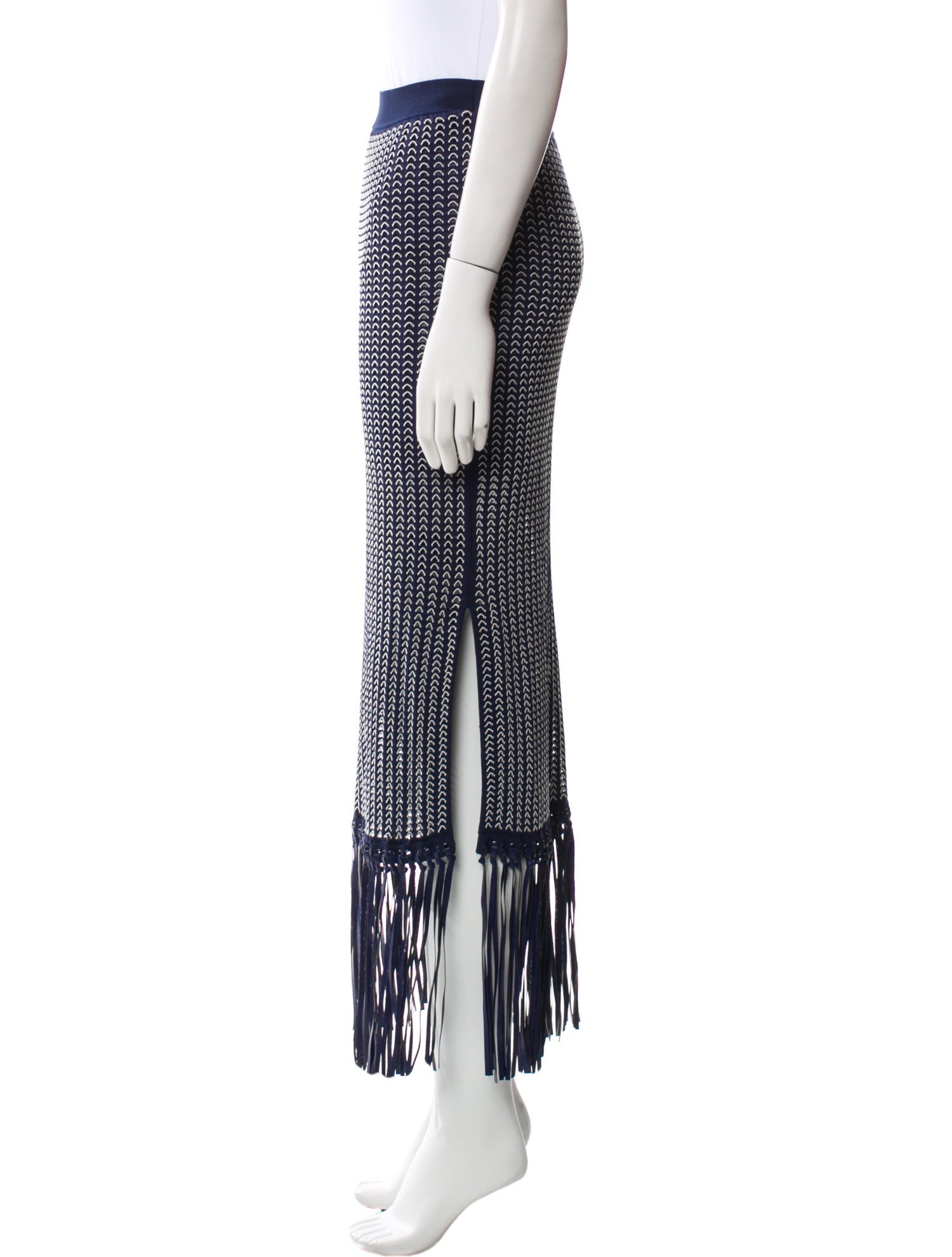 Simkhai Printed Knee-Length Skirt