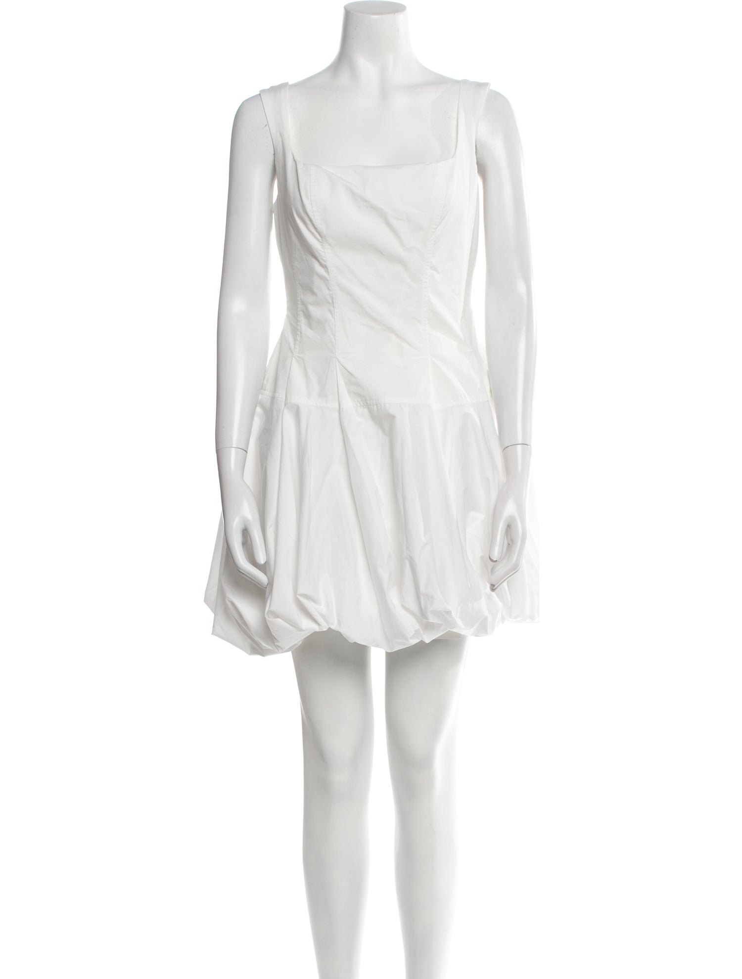 Simkhai Bateau Neckline Mini Dress