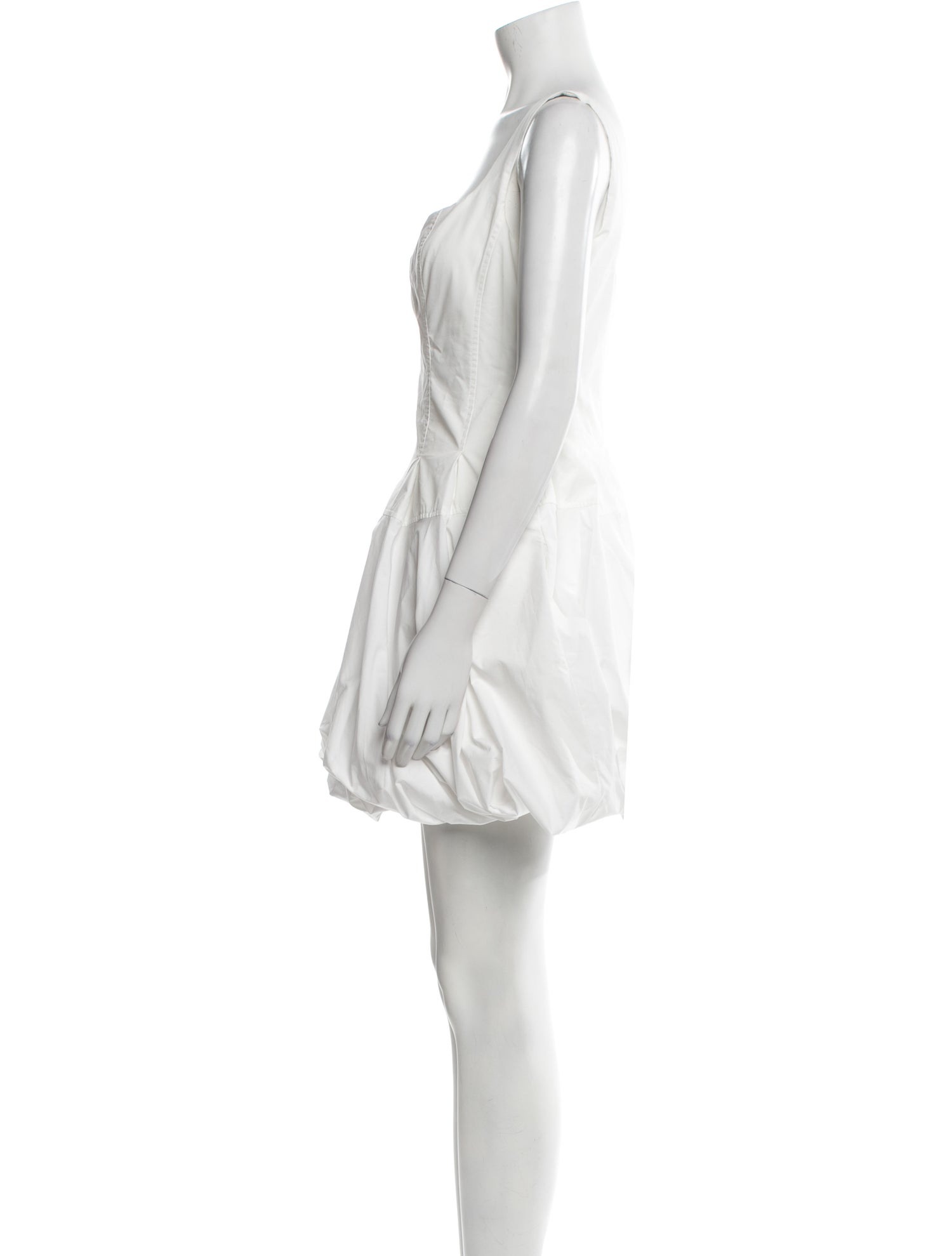 Simkhai Bateau Neckline Mini Dress