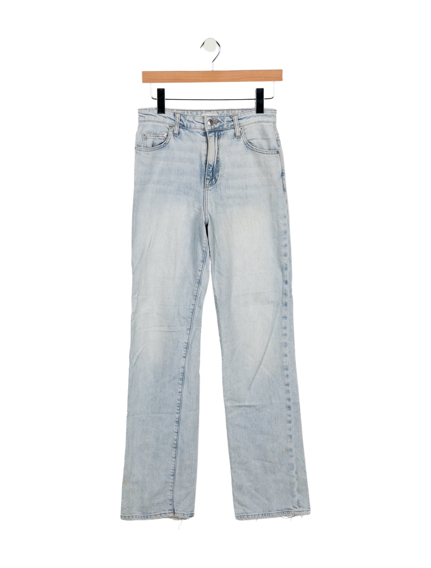 Simkhai High-Rise Straight Leg Jeans