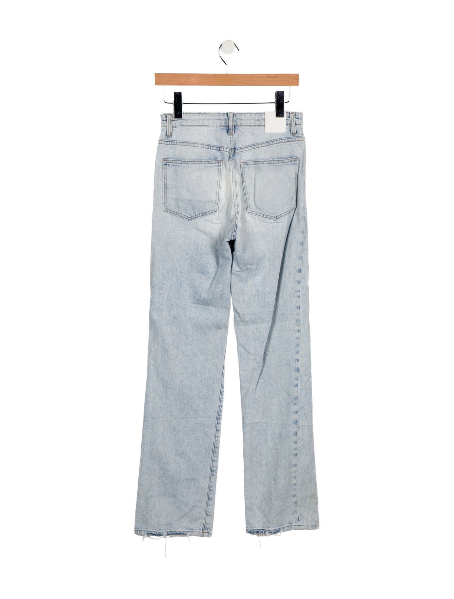 Simkhai High-Rise Straight Leg Jeans