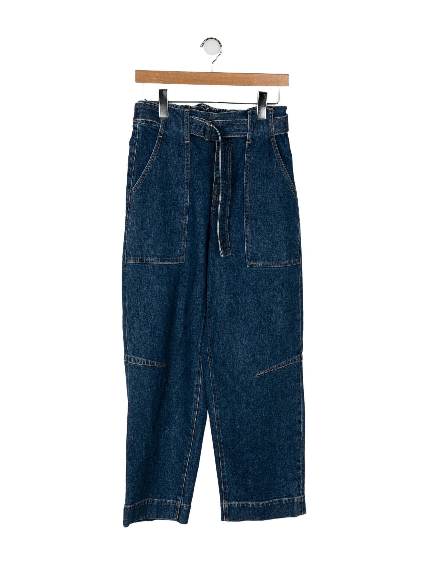Simkhai High-Rise Straight Leg Jeans