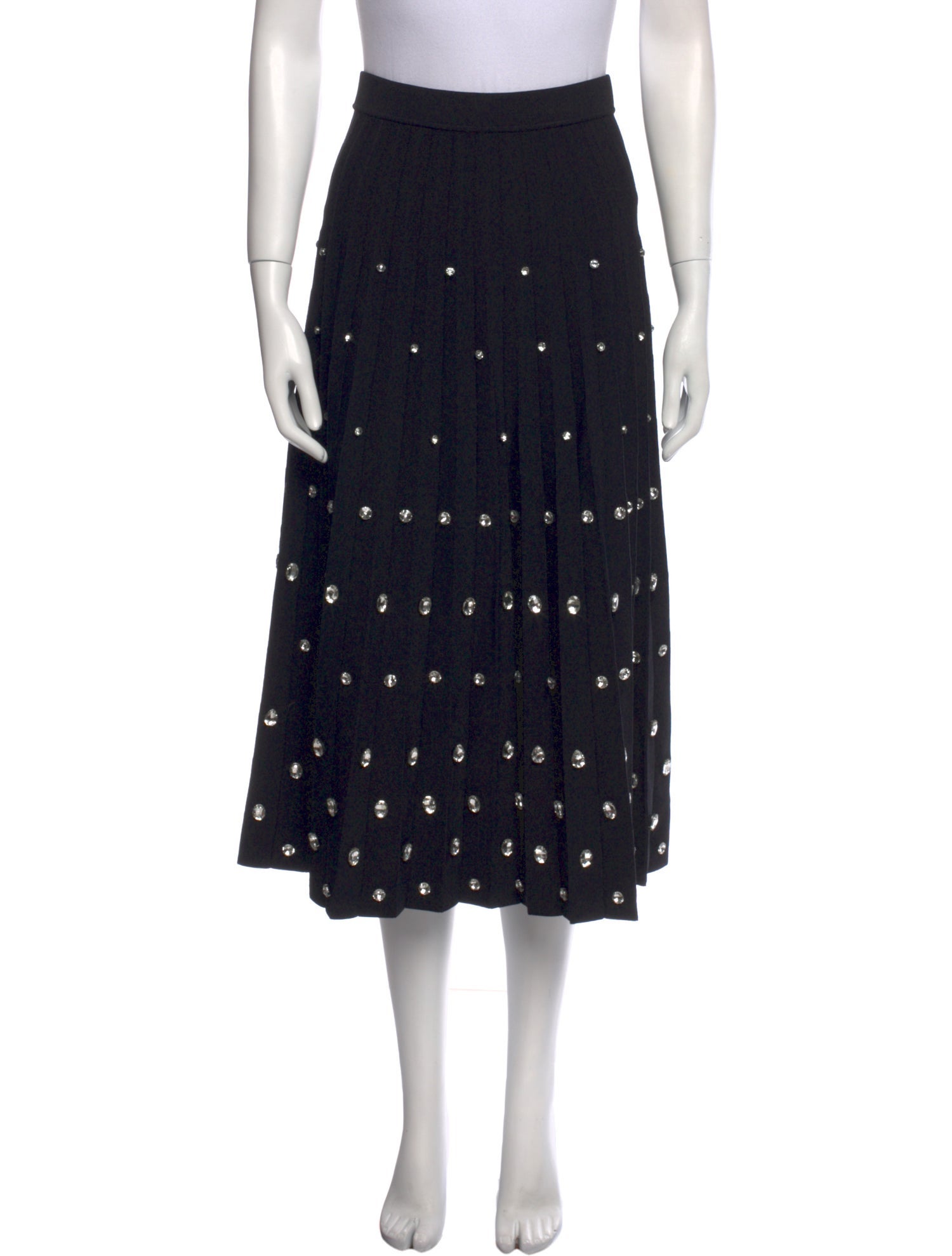 Simkhai Polka Dot Print Midi Length Skirt