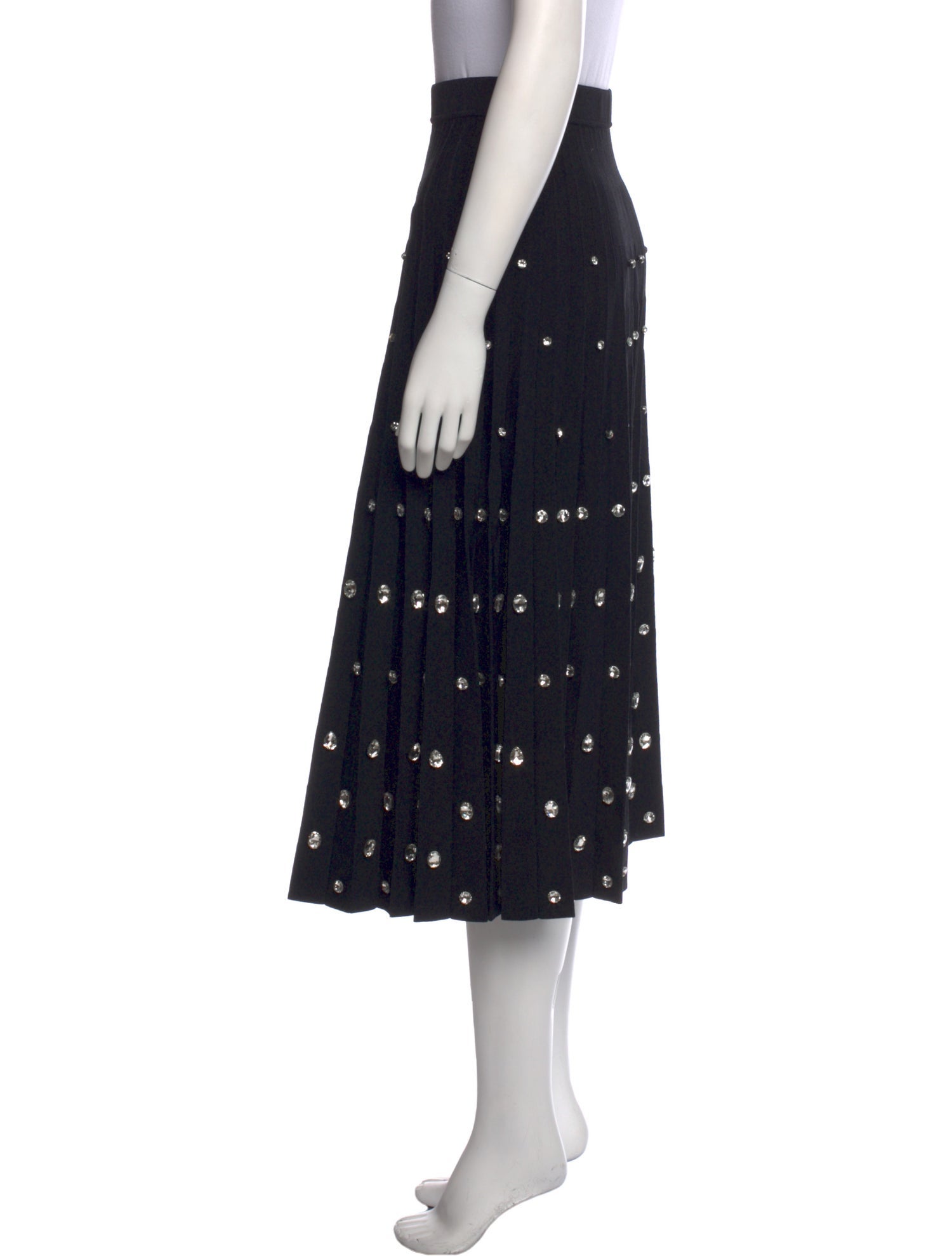 Simkhai Polka Dot Print Midi Length Skirt