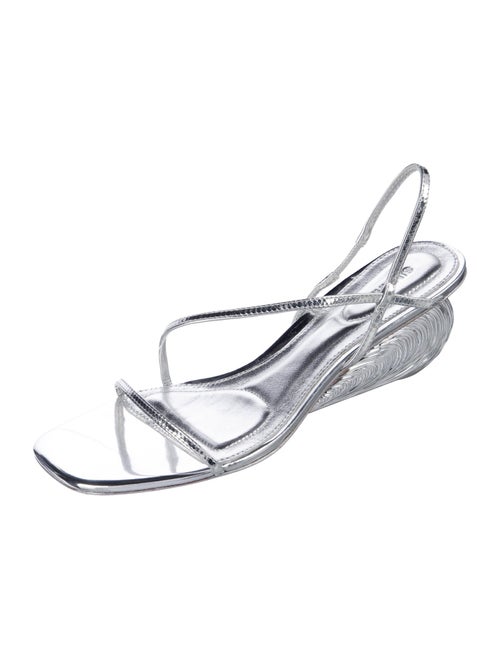 Simkhai Leather Slingback Sandals