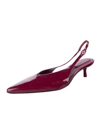 Simkhai Patent Leather Slingback Pumps