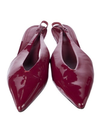Simkhai Patent Leather Slingback Pumps