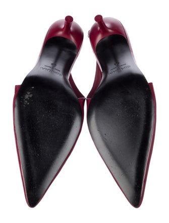 Simkhai Patent Leather Slingback Pumps