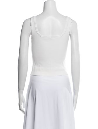 Simkhai Square Neckline Sleeveless Crop Top