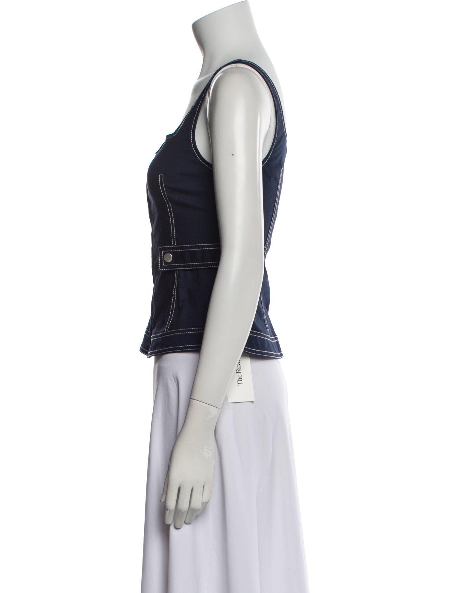 Simkhai Square Neckline Sleeveless Crop Top w/ Tags