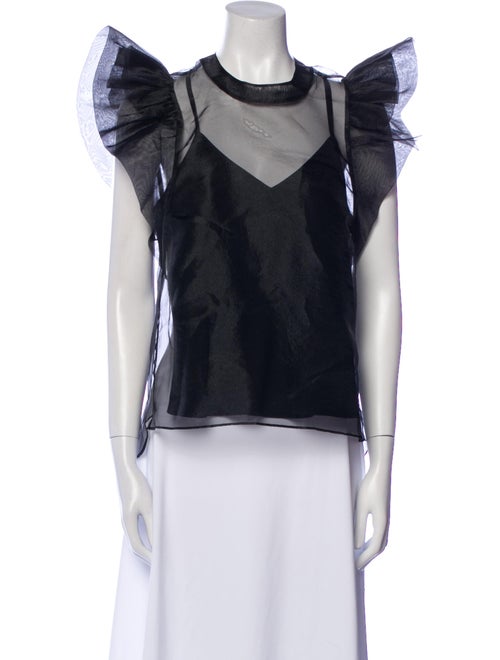 Simkhai Crew Neck Sleeveless Blouse