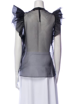 Simkhai Crew Neck Sleeveless Blouse