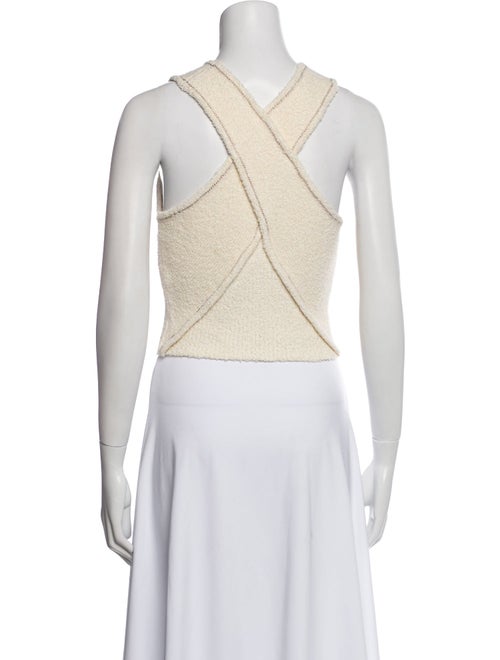 Simkhai Crew Neck Sleeveless Crop Top