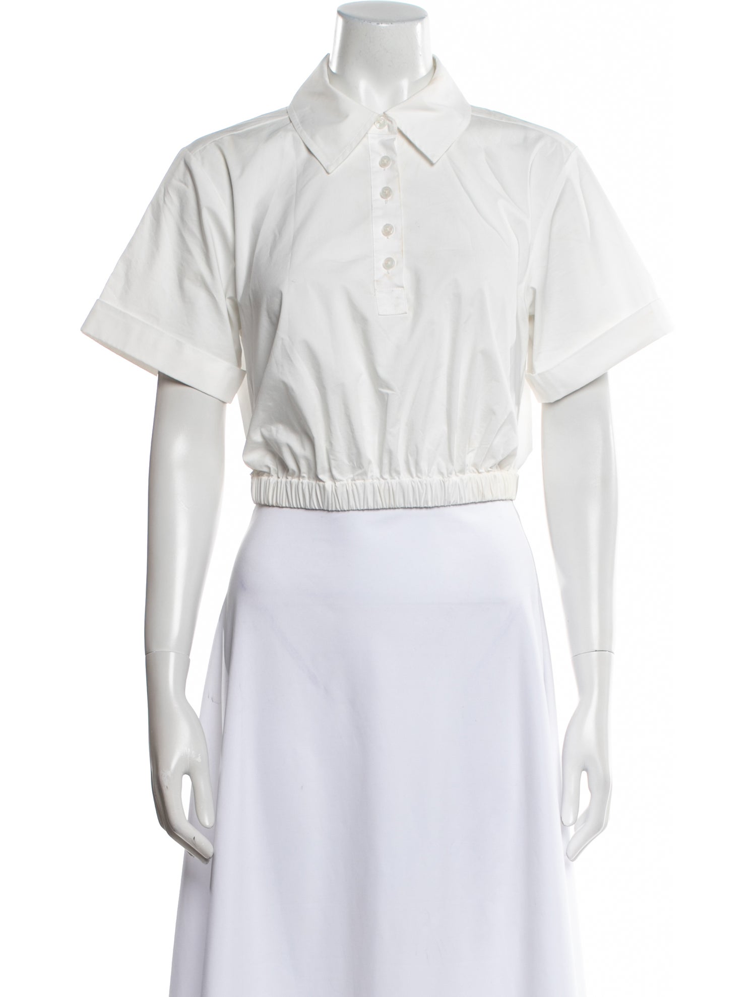 Simkhai Short Sleeve Crop Top