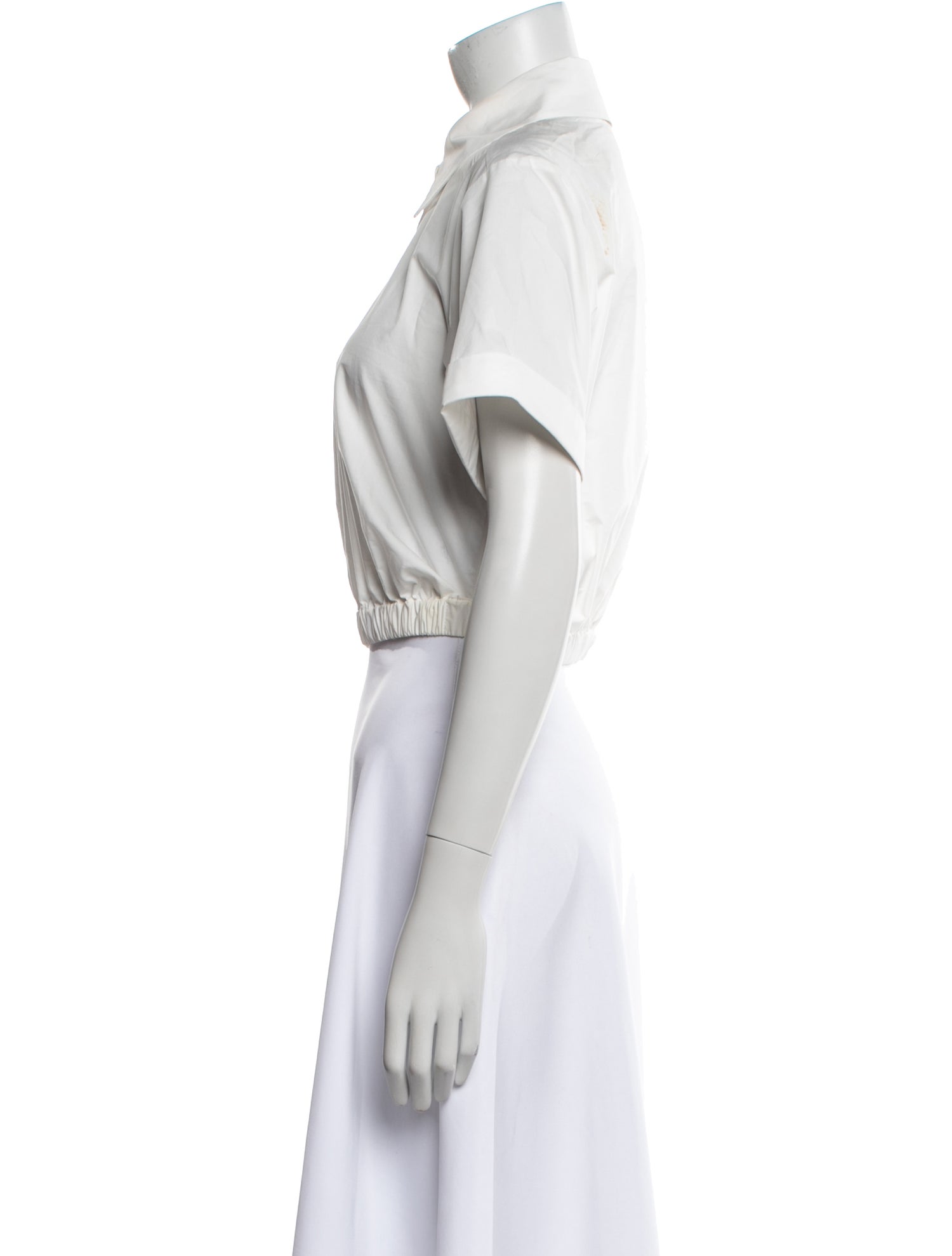 Simkhai Short Sleeve Crop Top