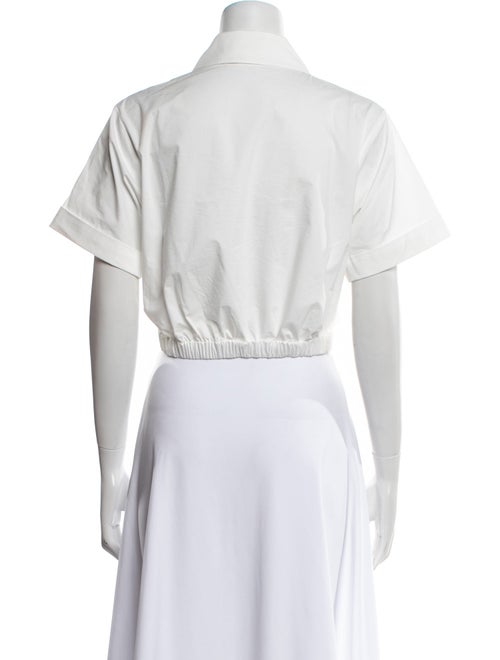 Simkhai Short Sleeve Crop Top