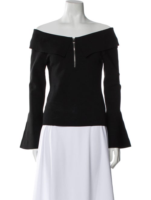 Simkhai Off-The-Shoulder Three-Quarter Sleeve Top