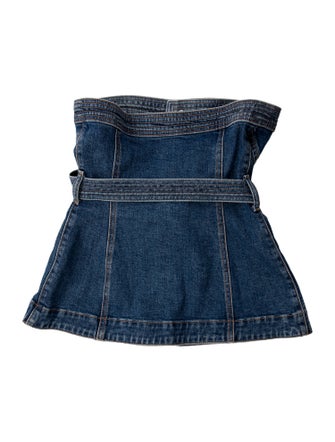 Simkhai Strapless Crop Top