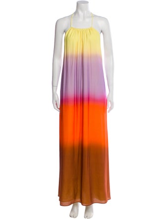 Simkhai Striped Long Dress