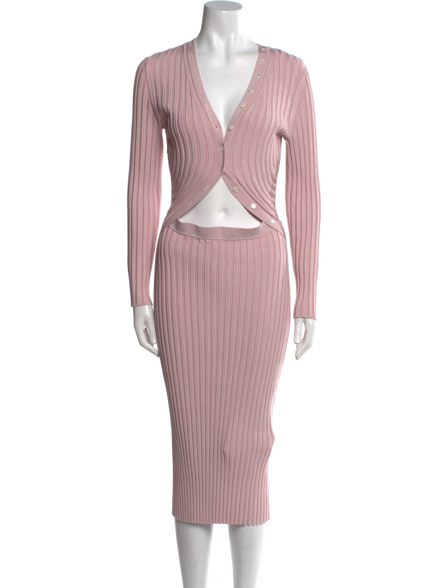 Jonathan Simkhai V-Neck Midi Length Dress