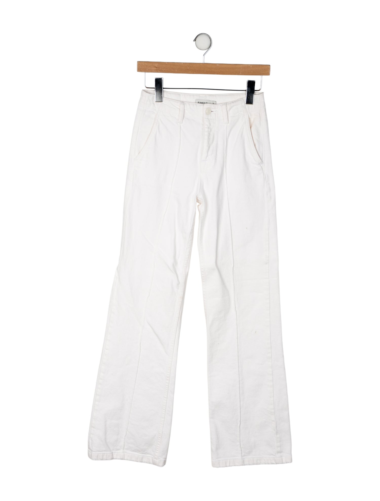 Simkhai Mid-Rise Wide Leg Jeans