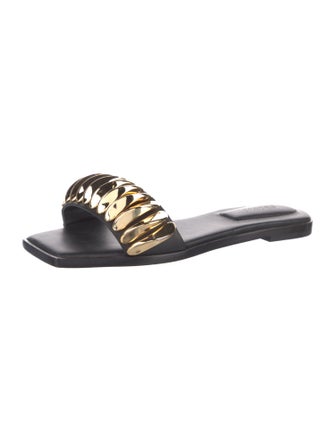 Simkhai Leather Slides