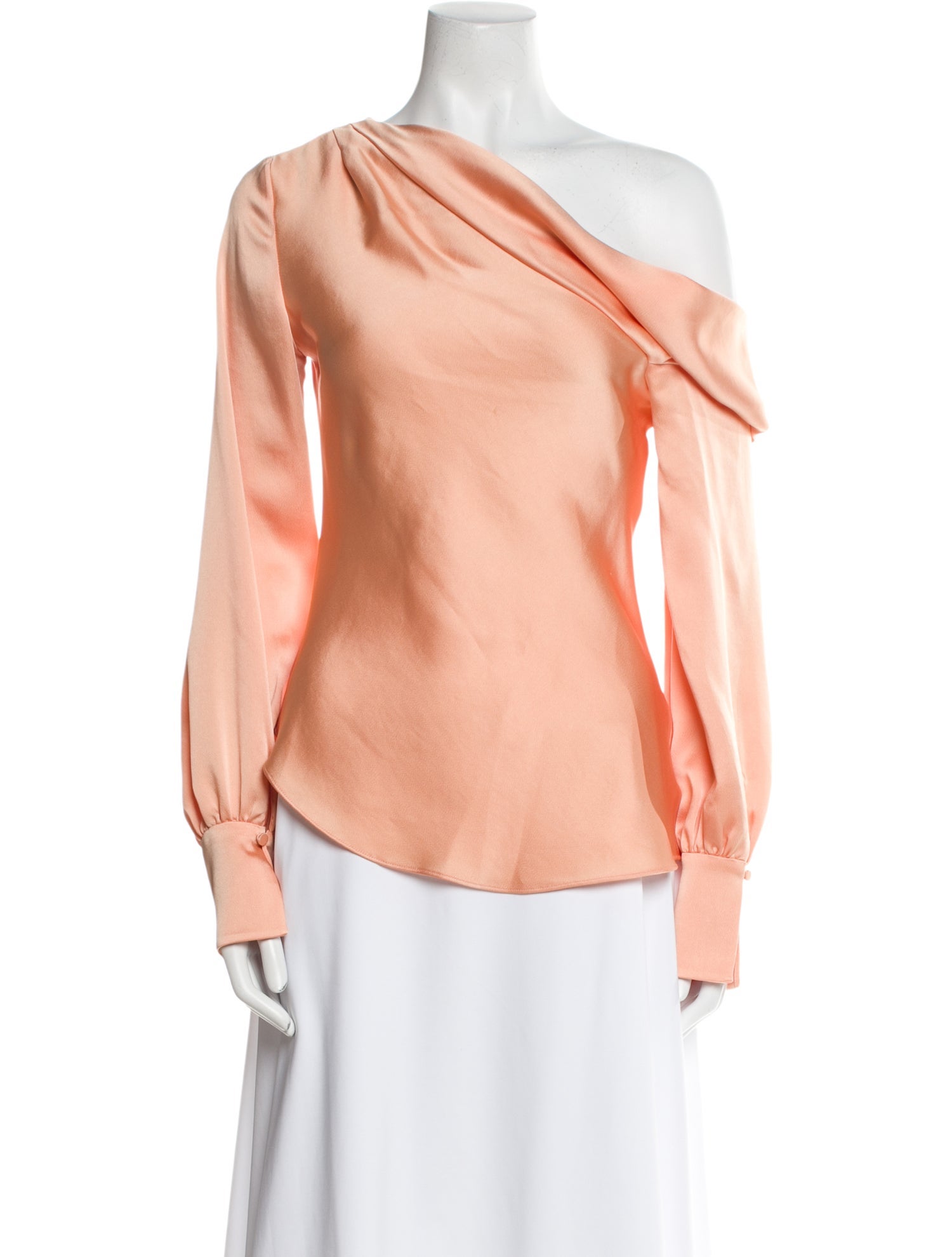 Simkhai One-Shoulder Long Sleeve Blouse w/ Tags