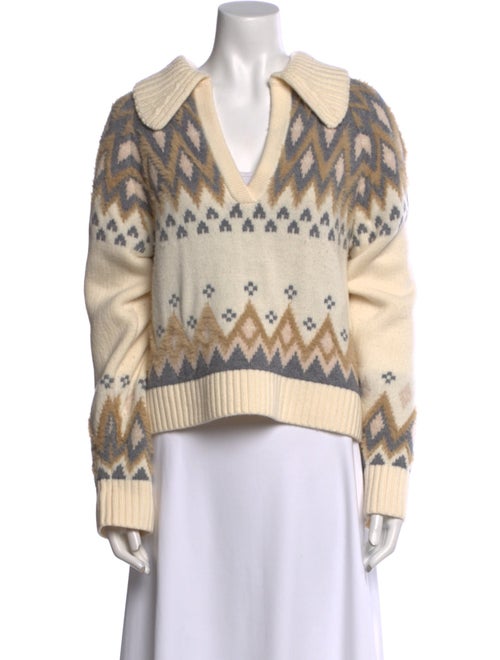 Simkhai Wool Printed Sweater
