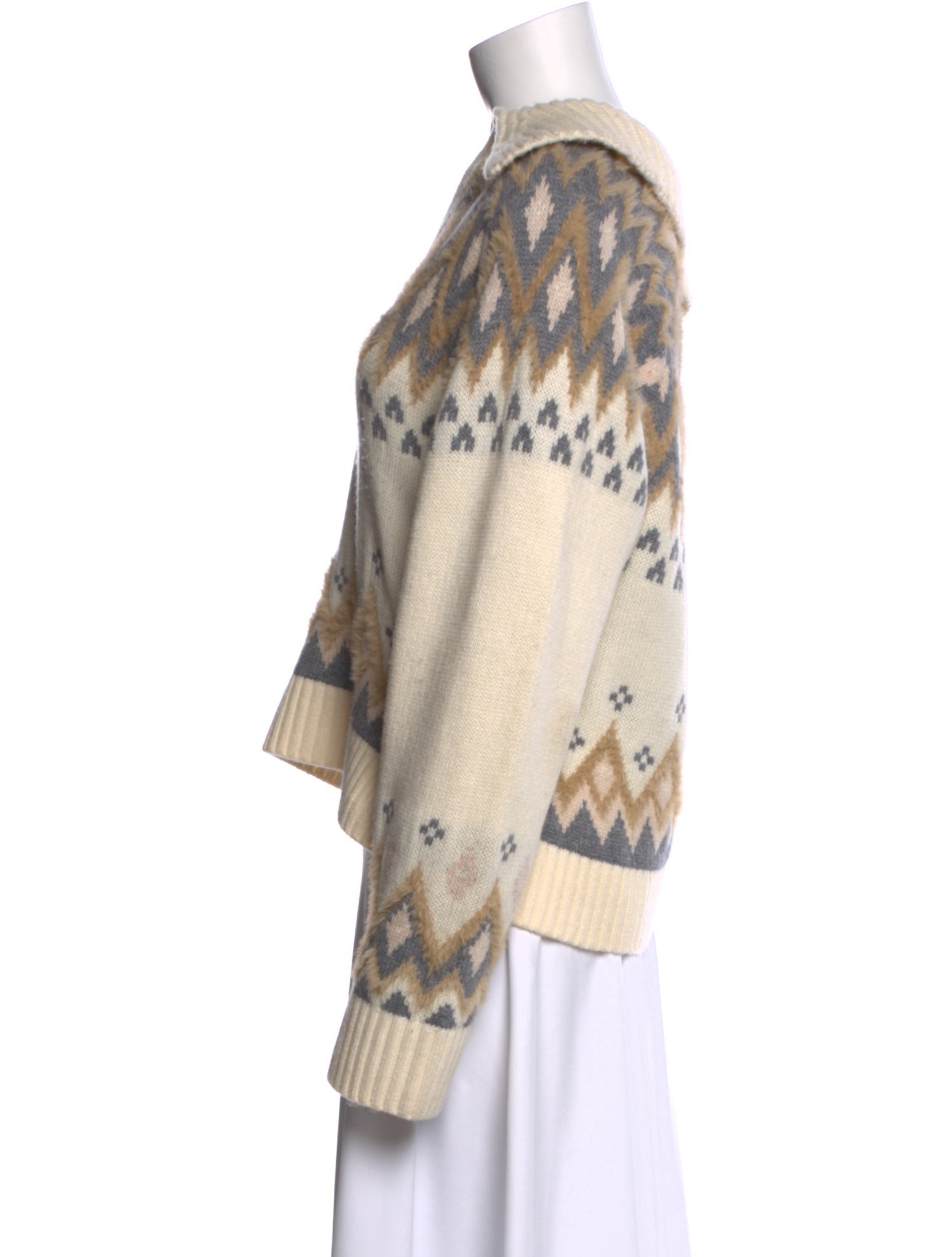 Simkhai Wool Printed Sweater