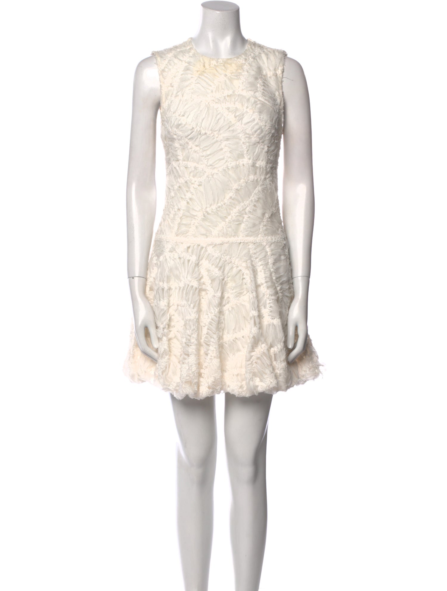 Simkhai Lace Pattern Mini Dress