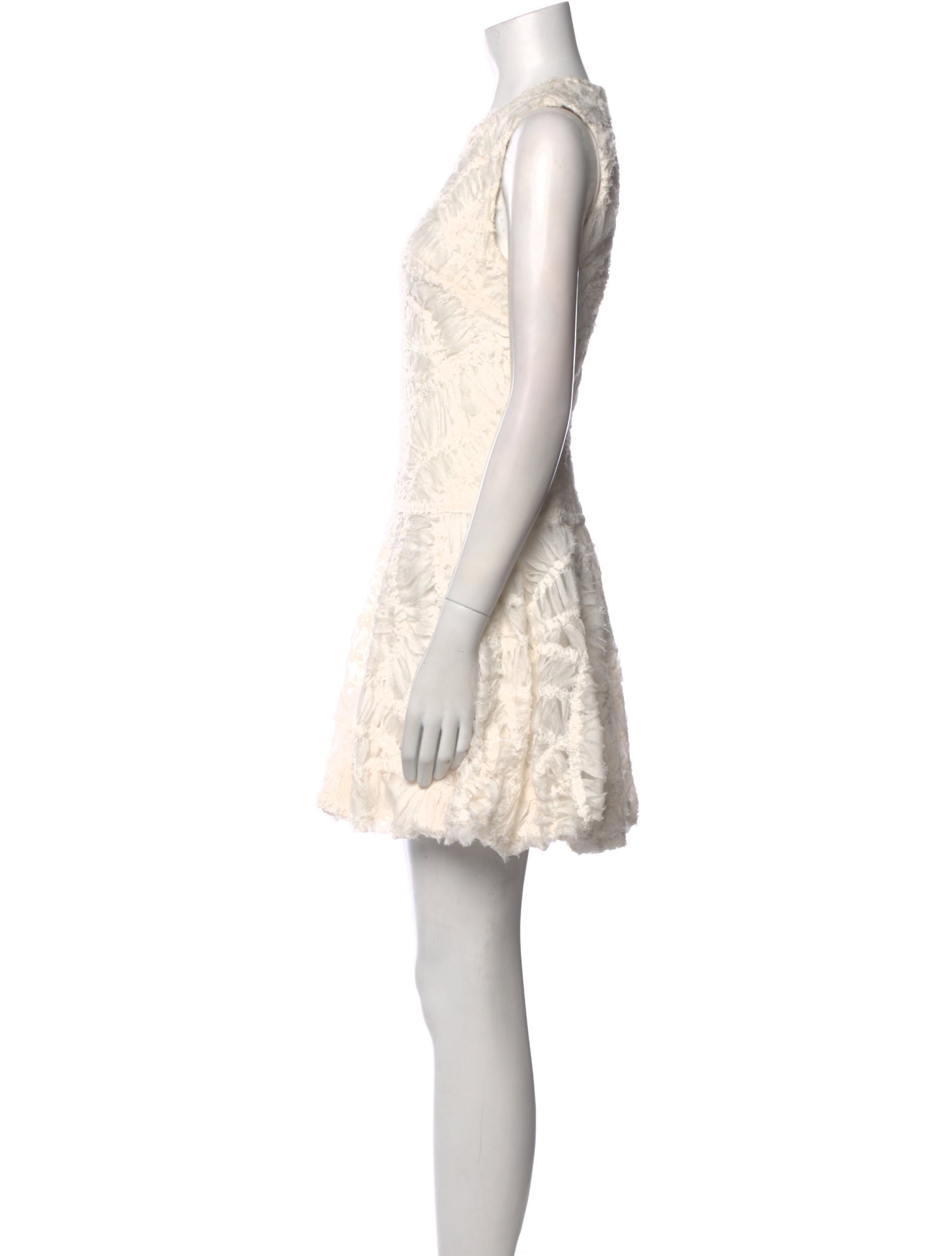 Simkhai Lace Pattern Mini Dress