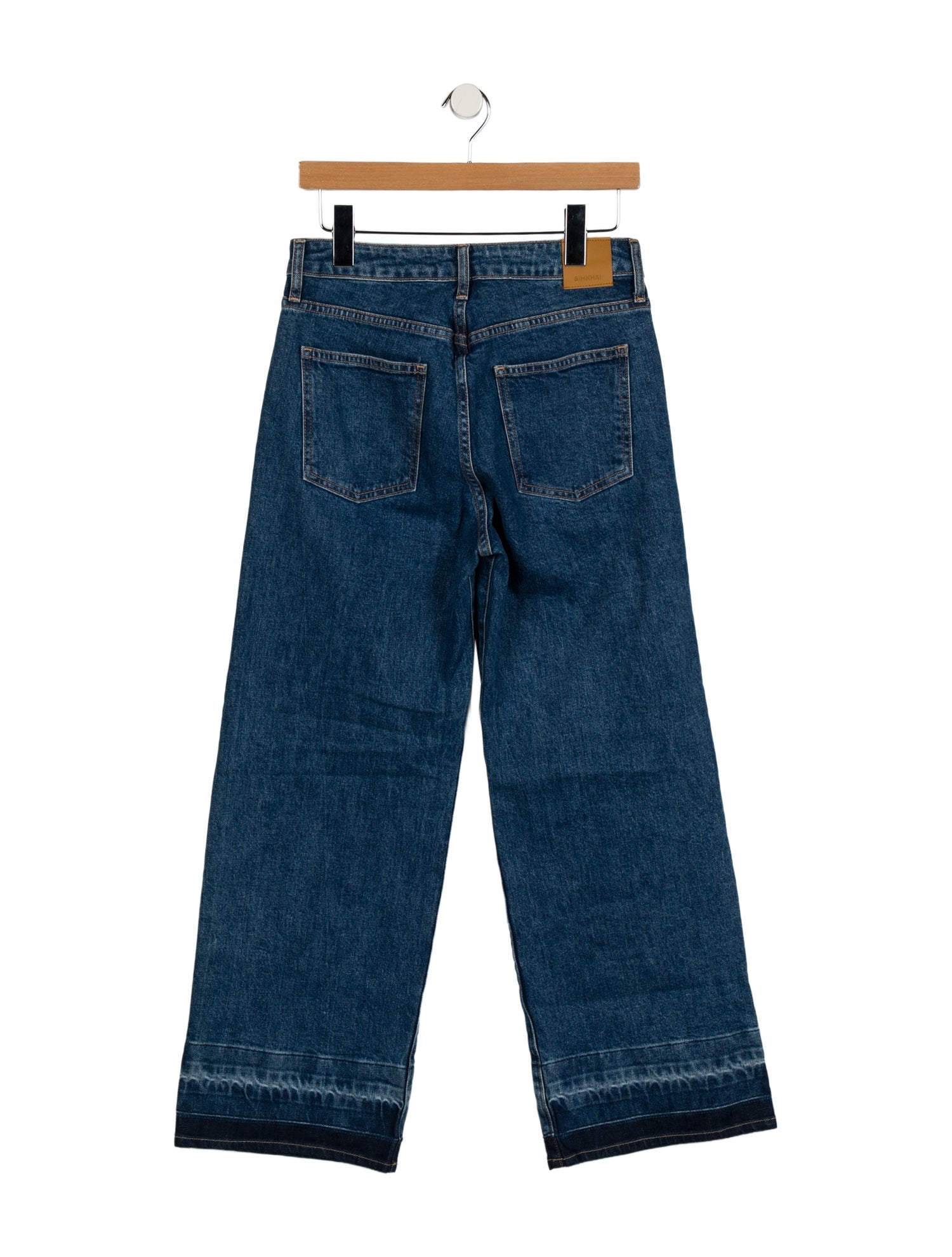 Simkhai Mid-Rise Wide Leg Jeans