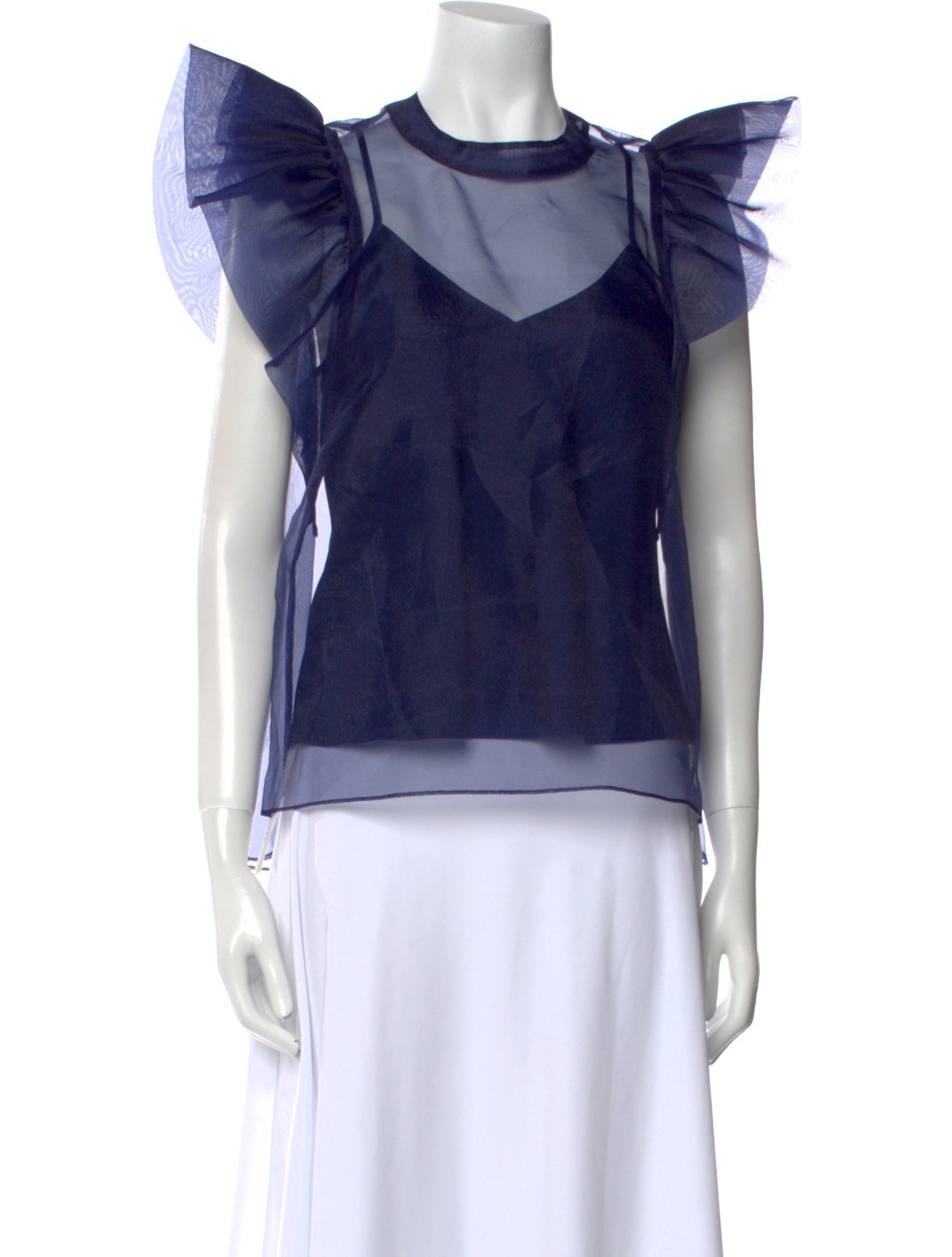 Simkhai Bateau Neckline Short Sleeve Top