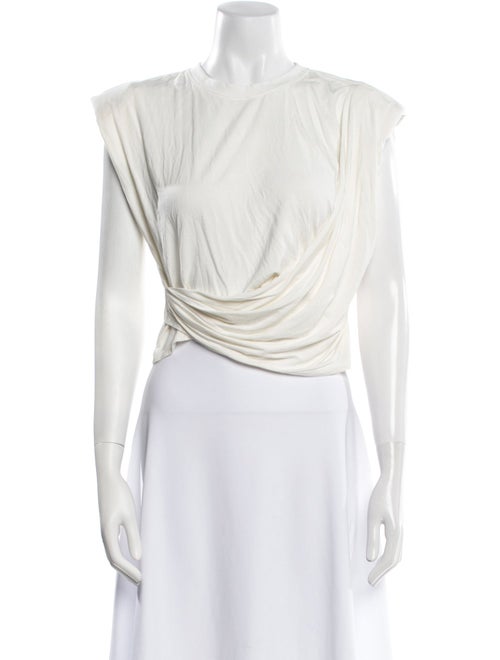 Simkhai Cowl Neck Sleeveless Crop Top