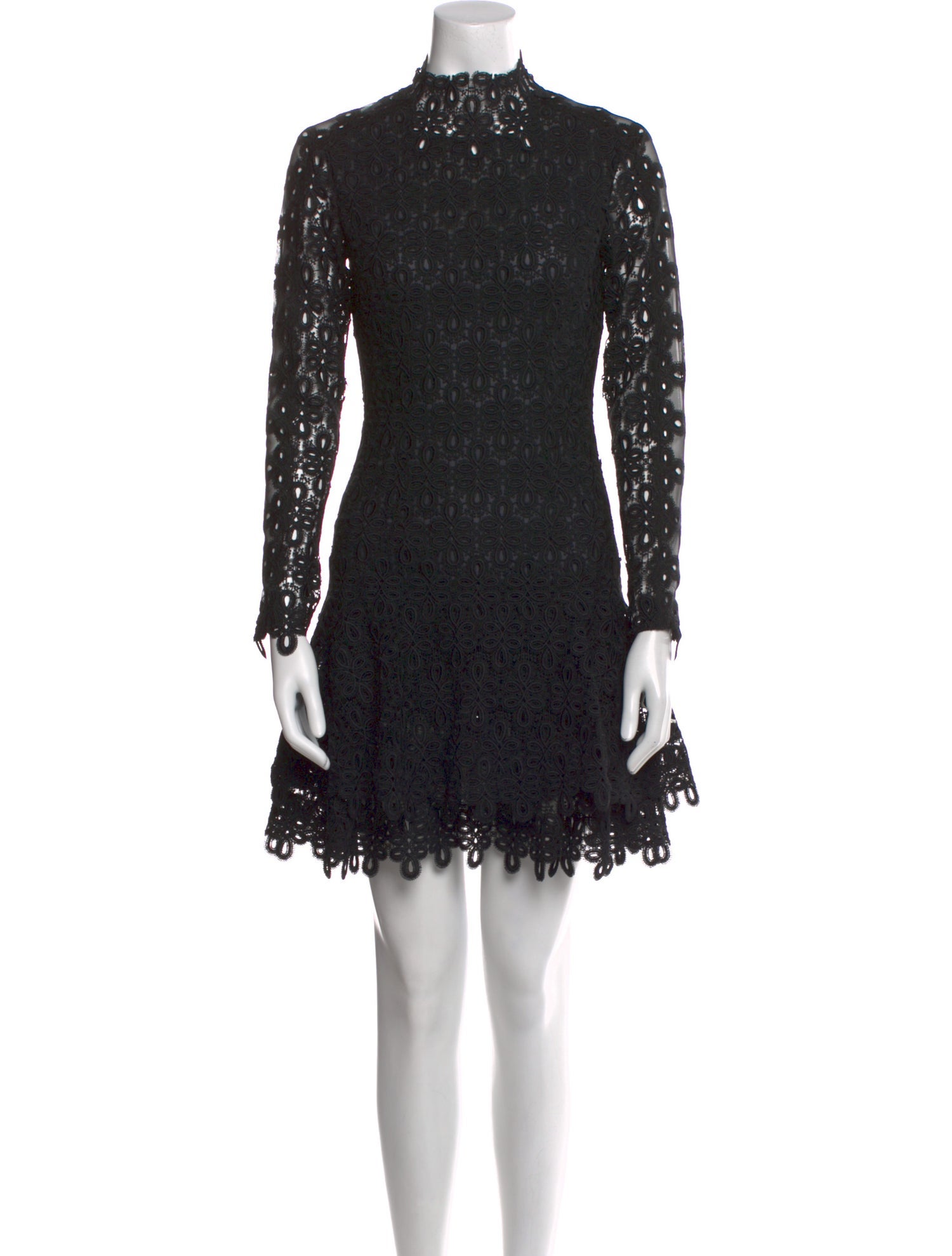 Simkhai Lace Pattern Mini Dress
