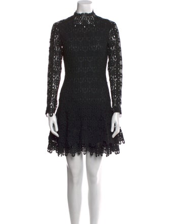 Simkhai Lace Pattern Mini Dress