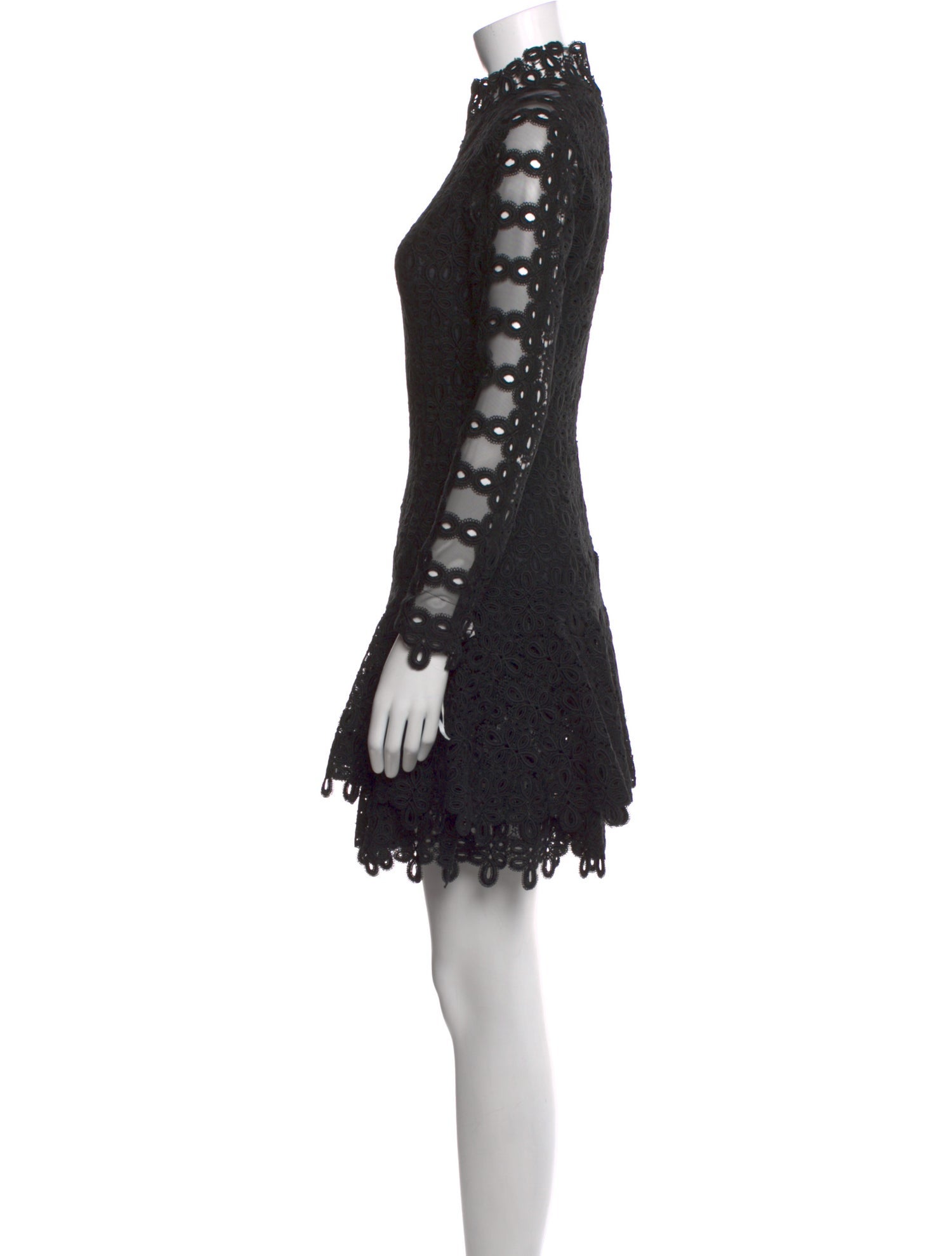 Simkhai Lace Pattern Mini Dress