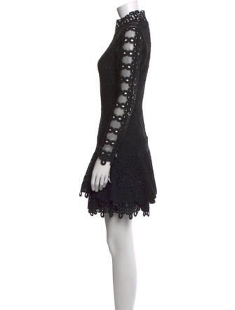 Simkhai Lace Pattern Mini Dress