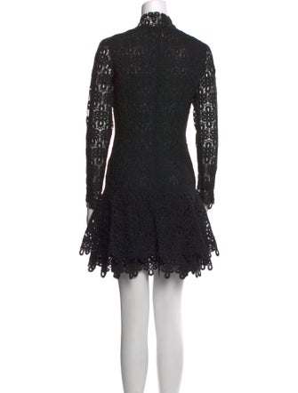 Simkhai Lace Pattern Mini Dress